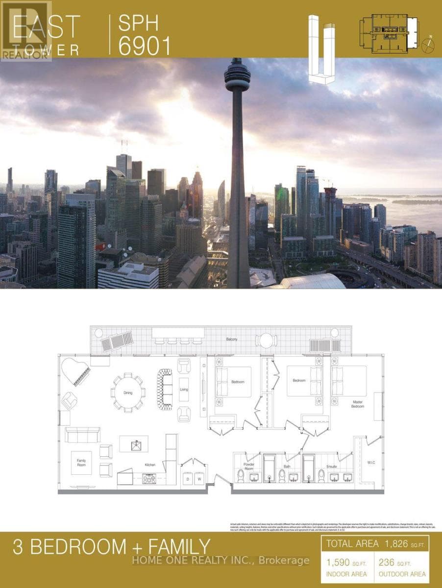 Apartment – 6901 - 1 CONCORD CITY PLACE WAY, Toronto – photo 1